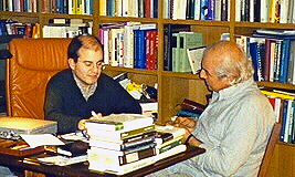 Roma, abril de 1999. Álvaro Quiñones & Vittorio Guidano.